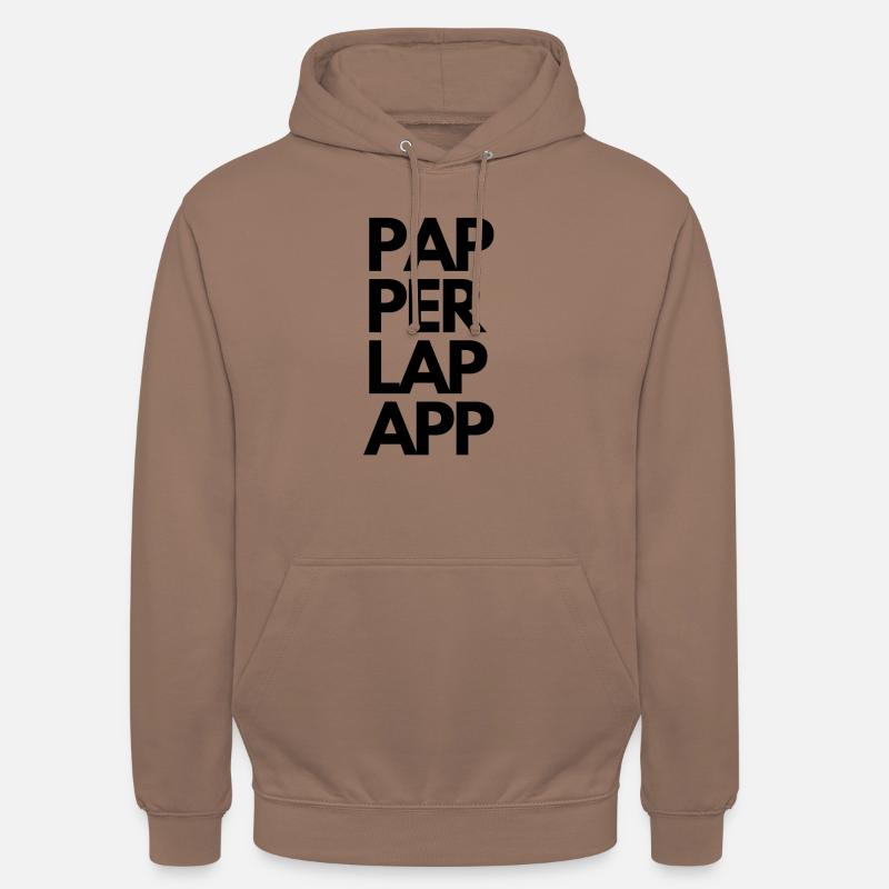 Papperlapapp - Sweat-shirt à capuche unisexe - moka