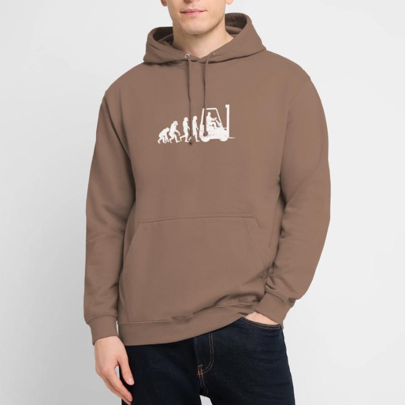 Staplerfahrer Evolution gabelstapler geschenk Unisex Hoodie