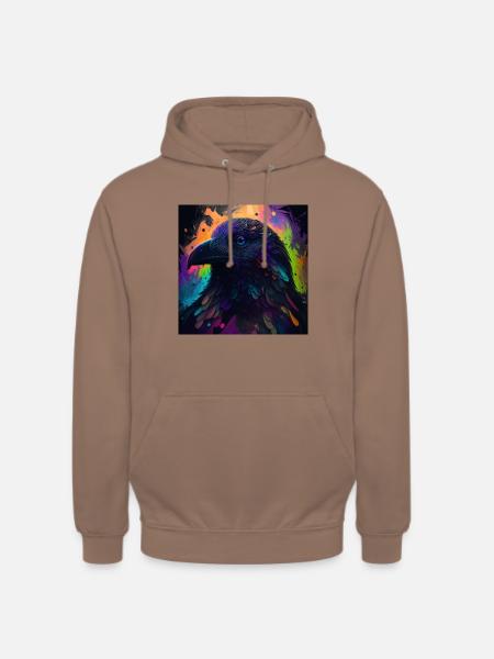 Psycho Crow - Unisex Hoodie - Mokka