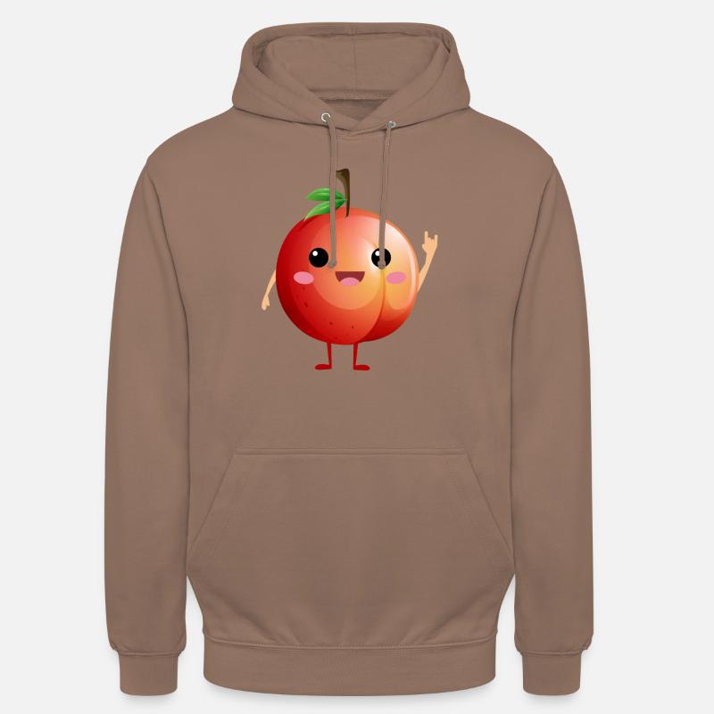 Funny Fruit Dance Peach Dancing Fruit Lover - Unisex Hoodie - mocha