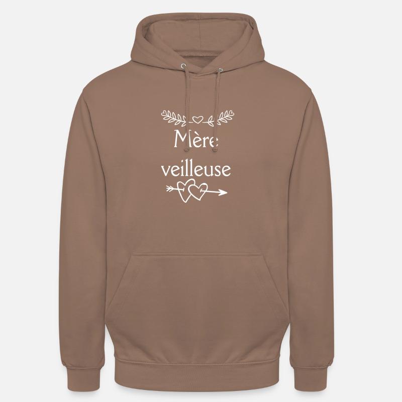 Mère-veilleuse - Sweat-shirt à capuche unisexe - moka