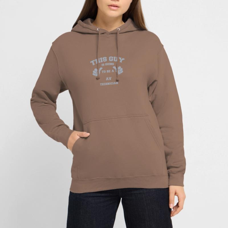 Dieser Typ wird ein AV-Techniker Unisex Hoodie