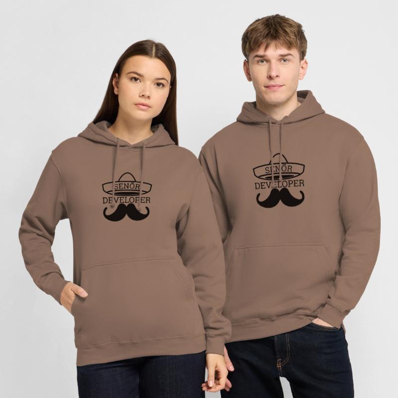 « Senor Developer, Senior Developer » | Programmeurs Sweat-shirt à capuche unisexe