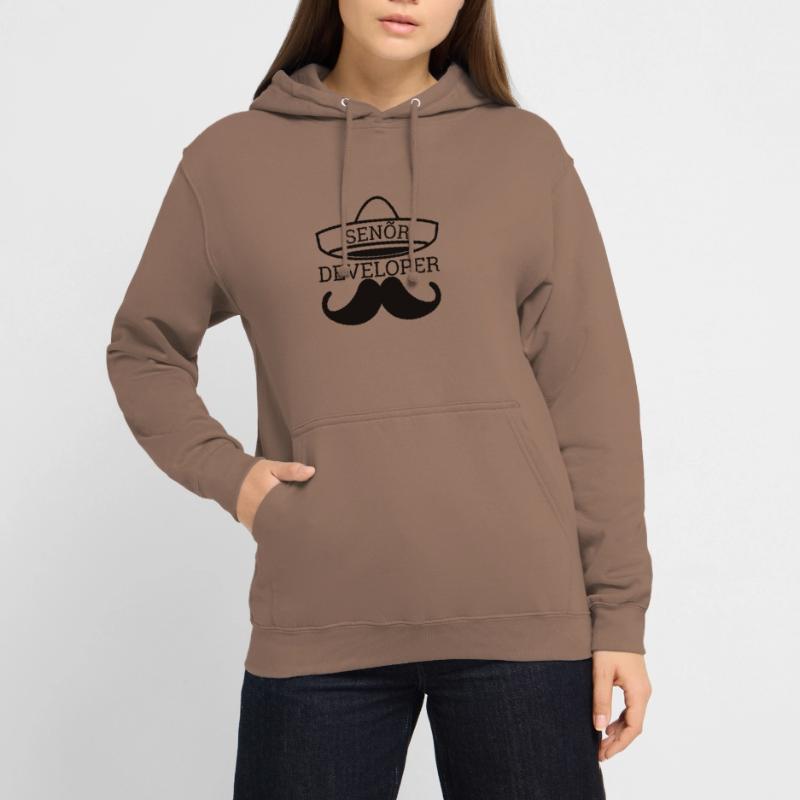 « Senor Developer, Senior Developer » | Programmeurs Sweat-shirt à capuche unisexe