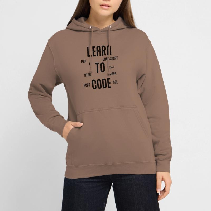 Learn To Code Programmieren Informatiker Geschenk Unisex Hoodie