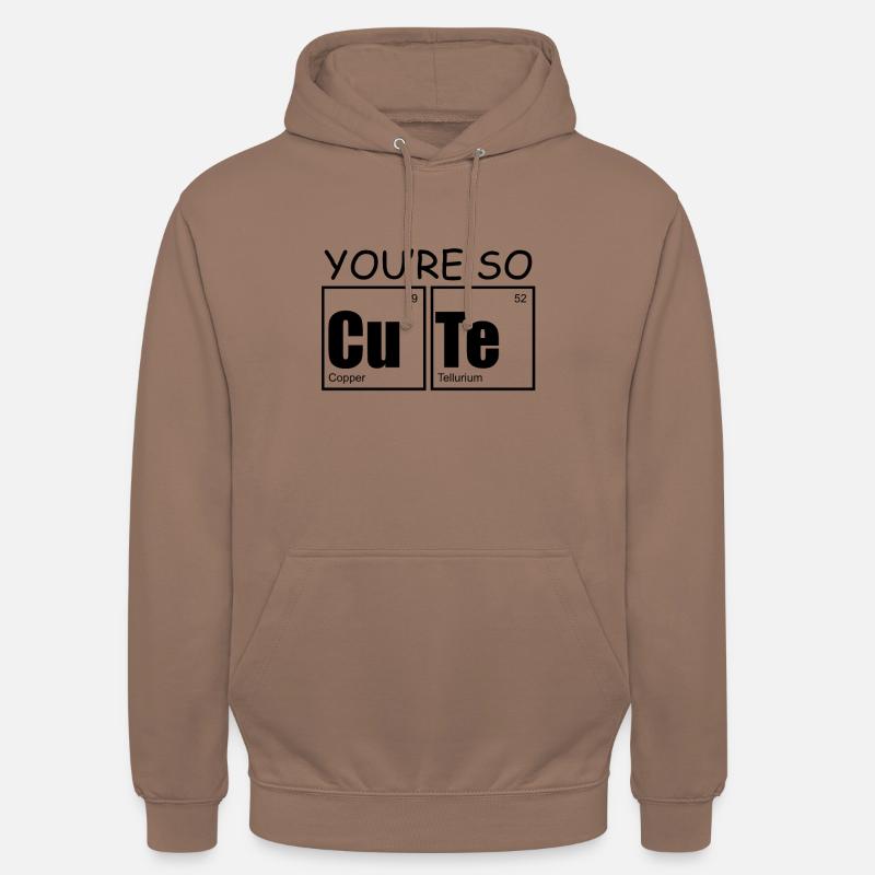 Element Tu es si mignon - Sweat-shirt à capuche unisexe - moka