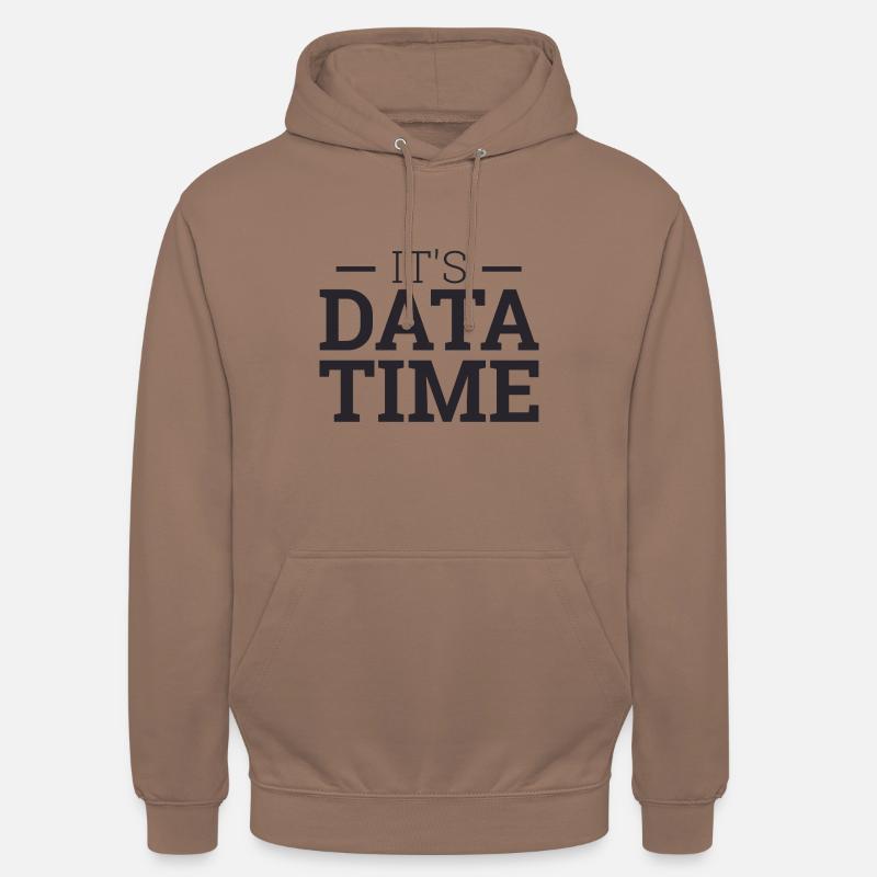 "Its Data Time" | Data Scientist - Unisex Hoodie - mocha