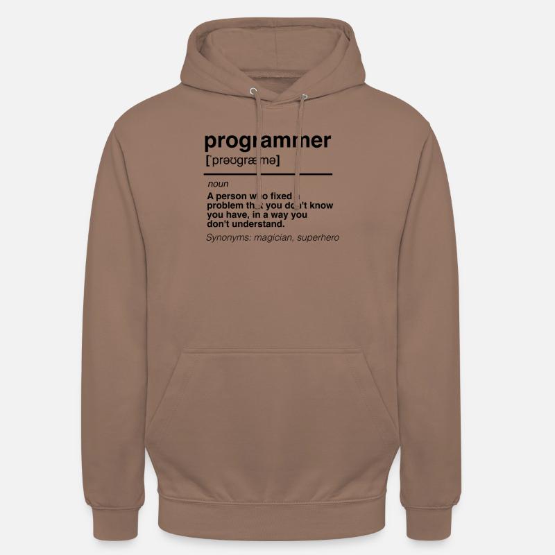 Lustig Software Entwickler Engineer Programmierer - Unisex Hoodie - Mokka