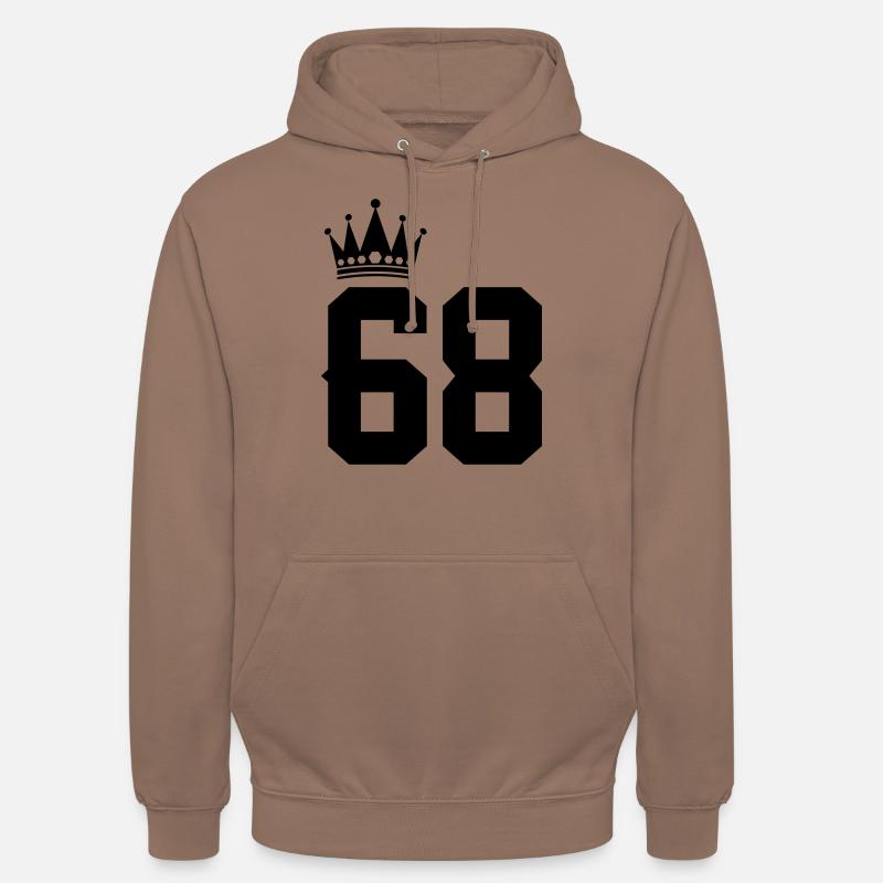68 - Hættetrøje unisex - mokka