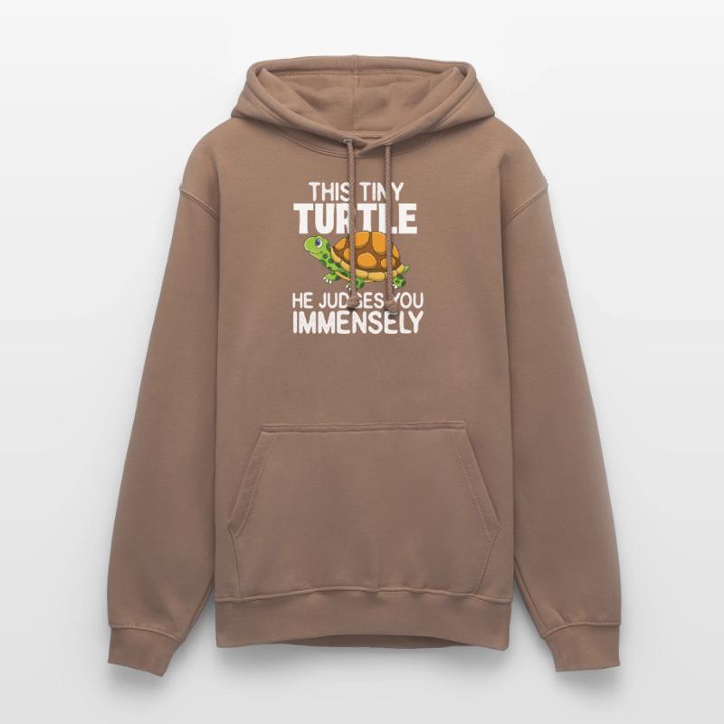 This Tiny Turtle He Judges You Immensely Unisex Hoodie