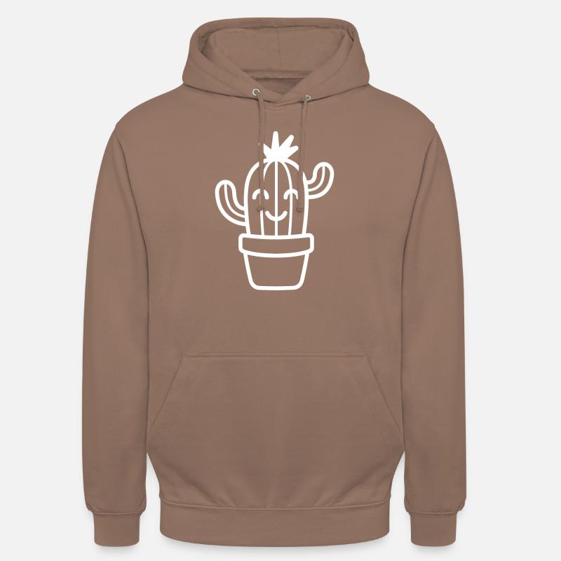 Cactus - Sweat-shirt à capuche unisexe - moka