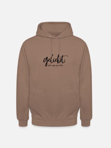 geliebt - Unisex Hoodie - Mokka