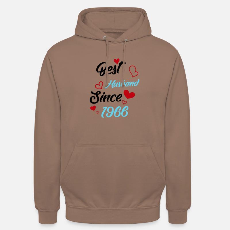Bester Ehemann seit 1966 Hochzeit - Unisex Hoodie - Mokka