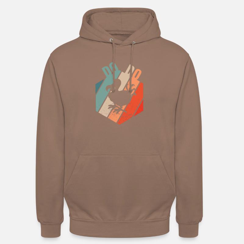 DODO Eiszeit Dinosaurier retro - Unisex Hoodie - Mokka