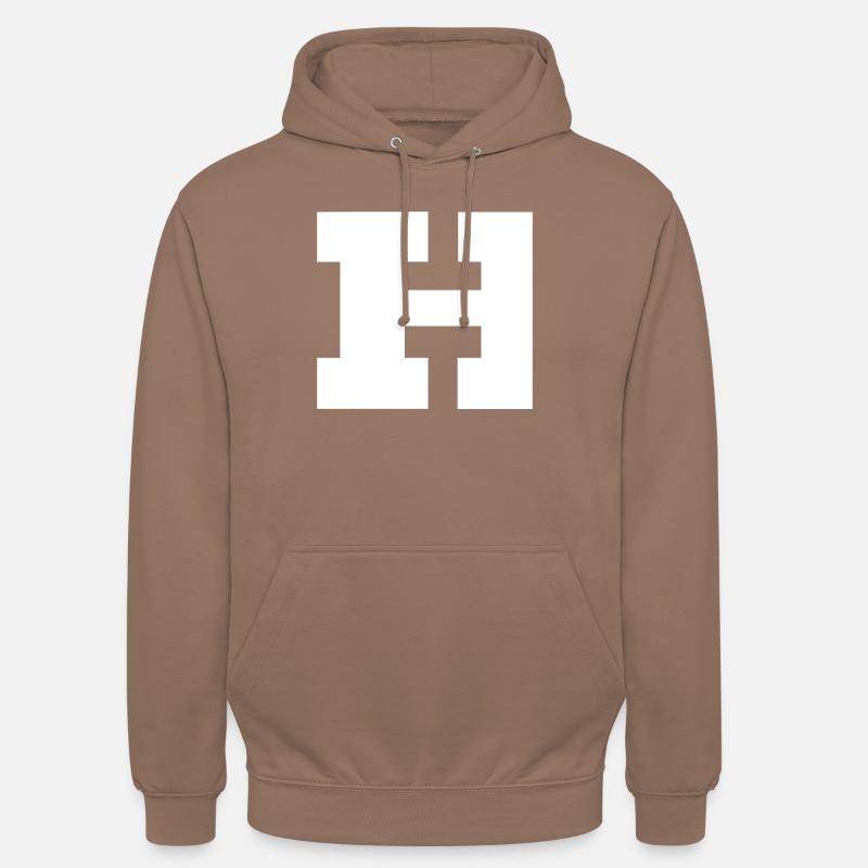 Harvard H varsity - Hættetrøje unisex - mokka