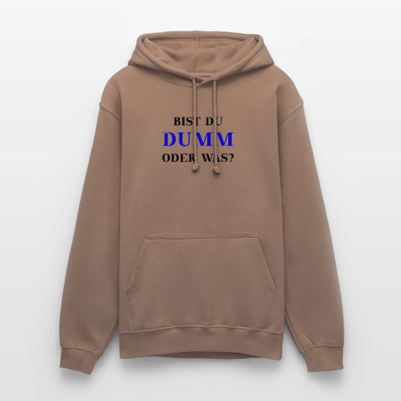 Bist du dumm oder was? lustige Geschenkidee witzig Unisex Hoodie