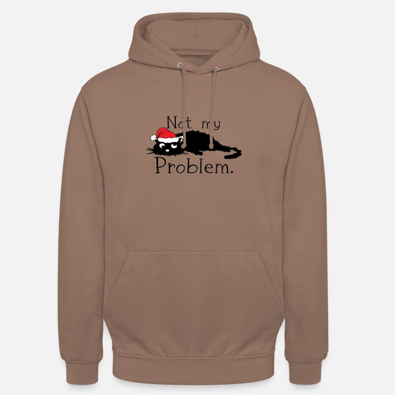 Ce n’est pas mon problème - Sweat-shirt à capuche unisexe - moka