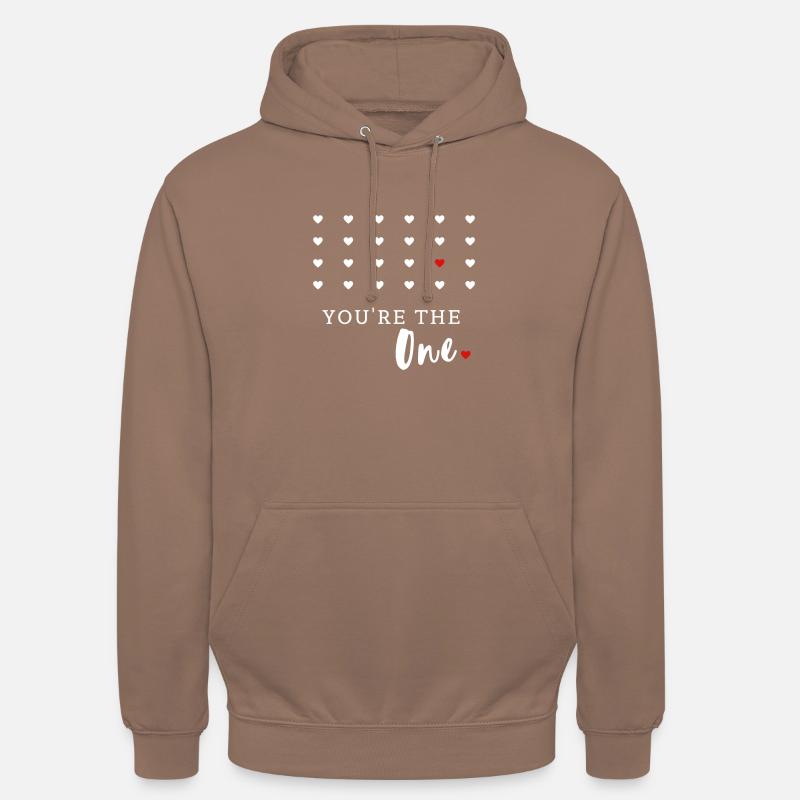 C’est vous qui êtes - Sweat-shirt à capuche unisexe - moka