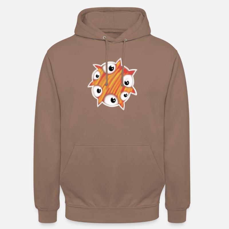Bogue de virus - Sweat-shirt à capuche unisexe - moka