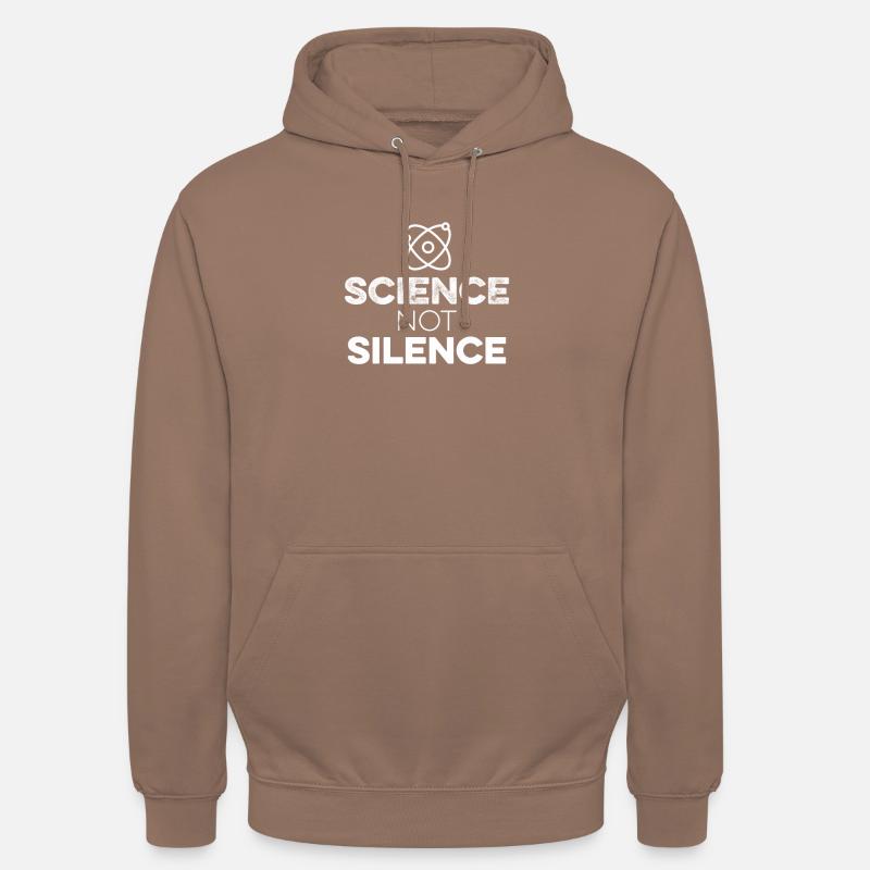 Science pas le silence avec Atom Tee - Keep Earth - Sweat-shirt à capuche unisexe - moka