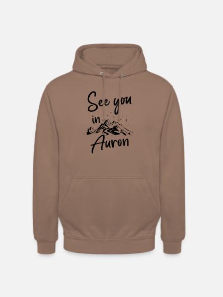 Auron France hiking and skiing - Unisex Hoodie - mocha