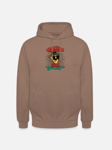 Nacho Durchschnittlicher HLK-Techniker - nachos - Unisex Hoodie - Mokka