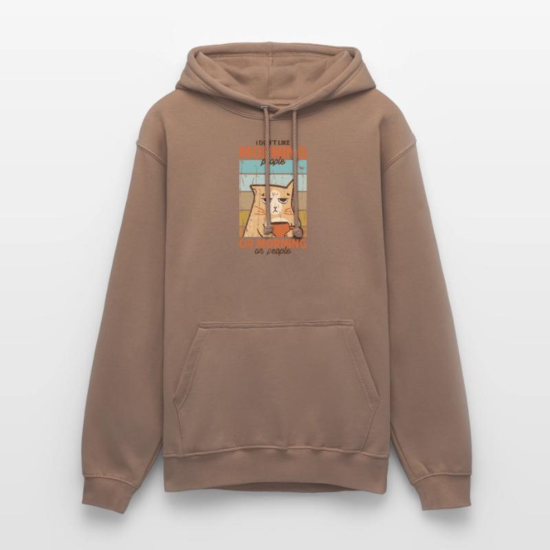 Ich mag keine Morgenmenschen oder Morgen oder Menschen Unisex Hoodie