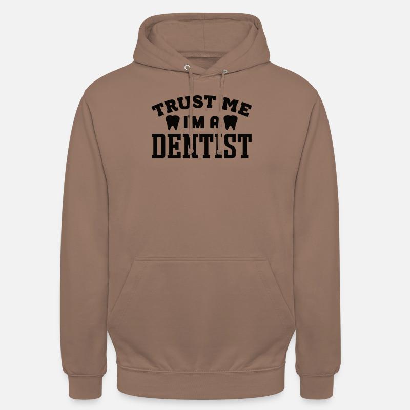 Assistante dentaire Dentiste Dent - Sweat-shirt à capuche unisexe - moka