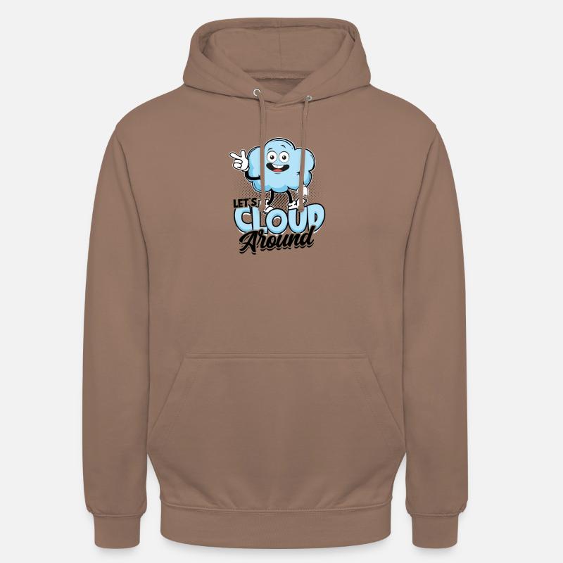 Let's cloud around - Cloud - Unisex Hoodie - mocha