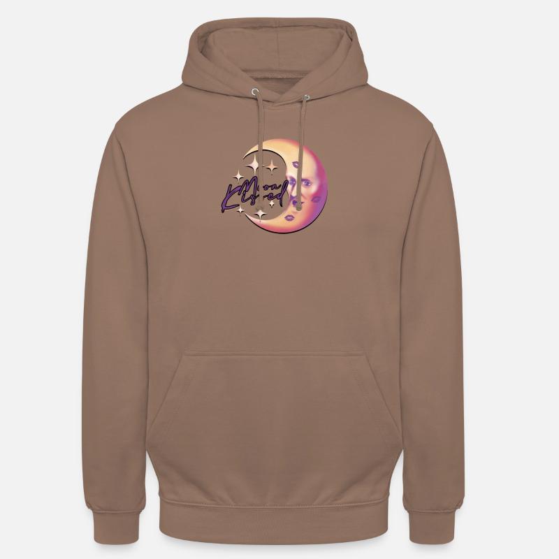 Lune embrassée - Eclipse - Sweat-shirt à capuche unisexe - moka