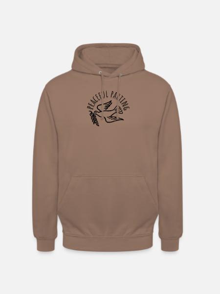 Friedlicher Abschied - Scheidung - Unisex Hoodie - Mokka