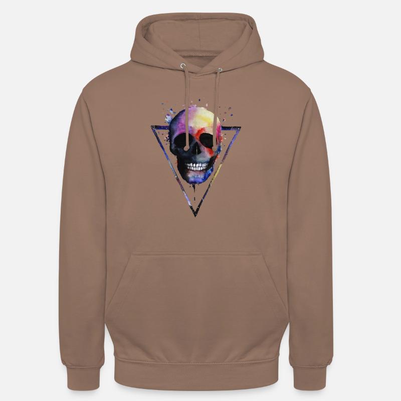 Kopf des Todes - Unisex Hoodie - Mokka