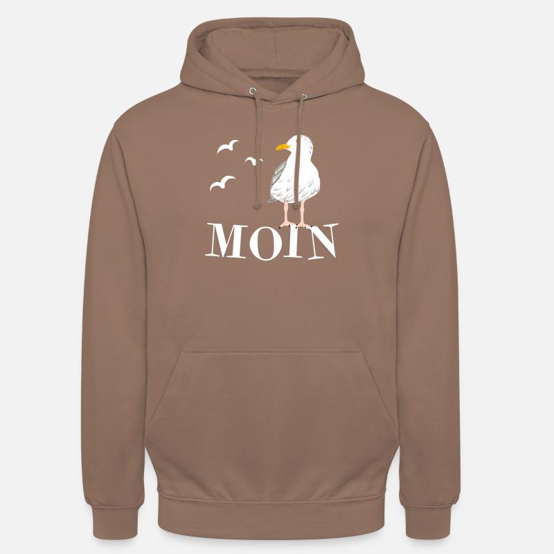 Moin Möwe - Unisex Hoodie - Mokka