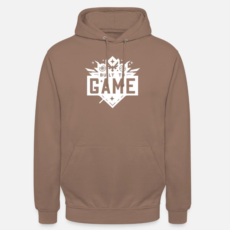 Conçu pour le jeu - Sweat-shirt à capuche unisexe - moka