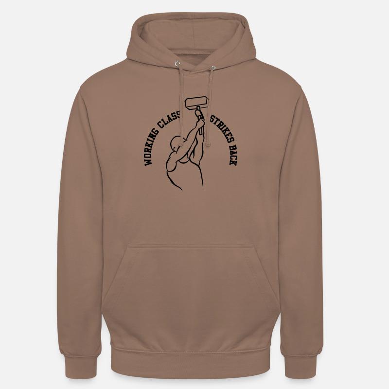 working class strikes back - Sweat-shirt à capuche unisexe - moka