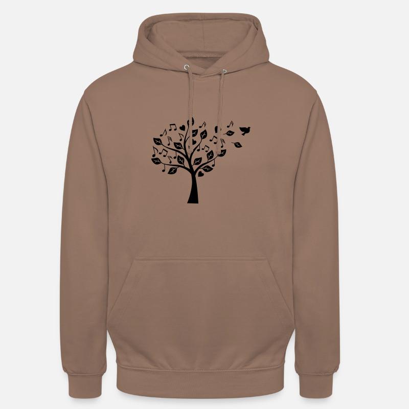 TREE - Sweat-shirt à capuche unisexe - moka