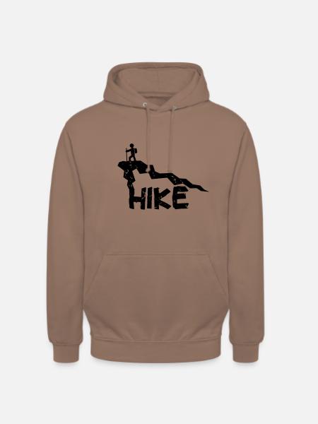 Wanderung Hike Logo - Unisex Hoodie - Mokka