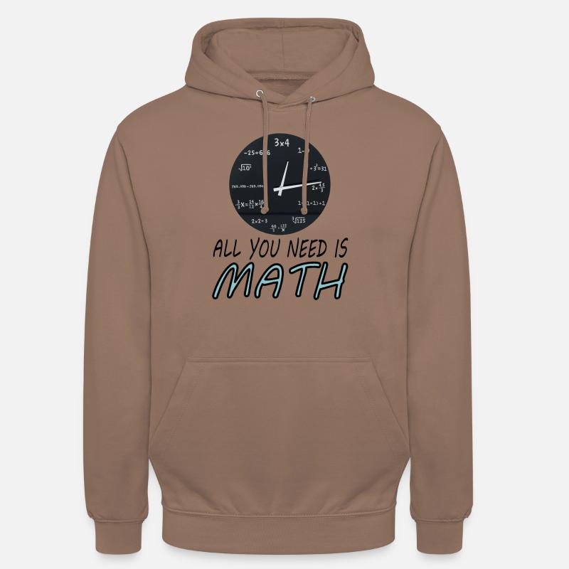 Mathe studieren Mathe-Student Mathstudium Geschenk - Unisex Hoodie - Mokka