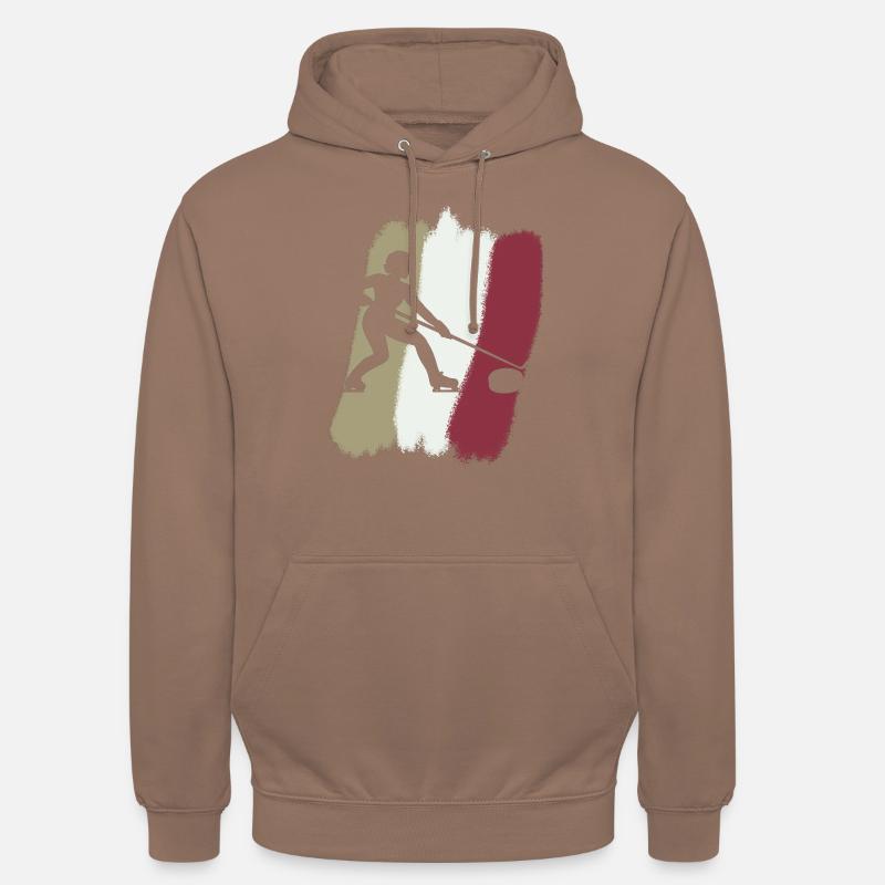 Curling Curling Équipe Curlingstein - Sweat-shirt à capuche unisexe - moka
