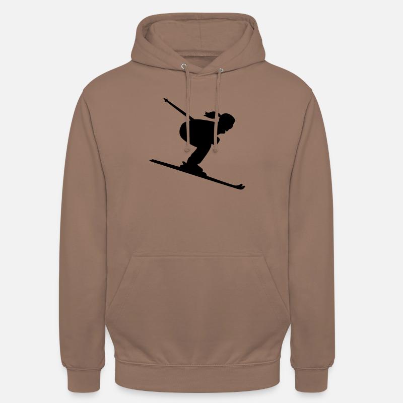 Ski - Unisex Hoodie - Mokka