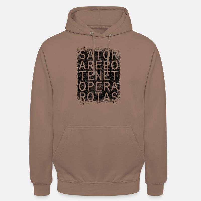 Piazza Sator - Felpa con cappuccio unisex - mokka