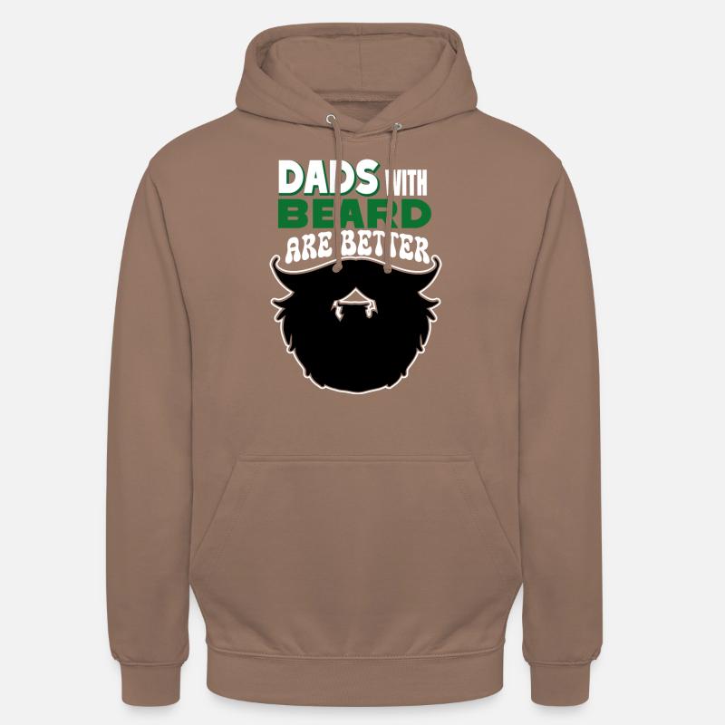 Das with beard are better - Unisex Hoodie - Mokka