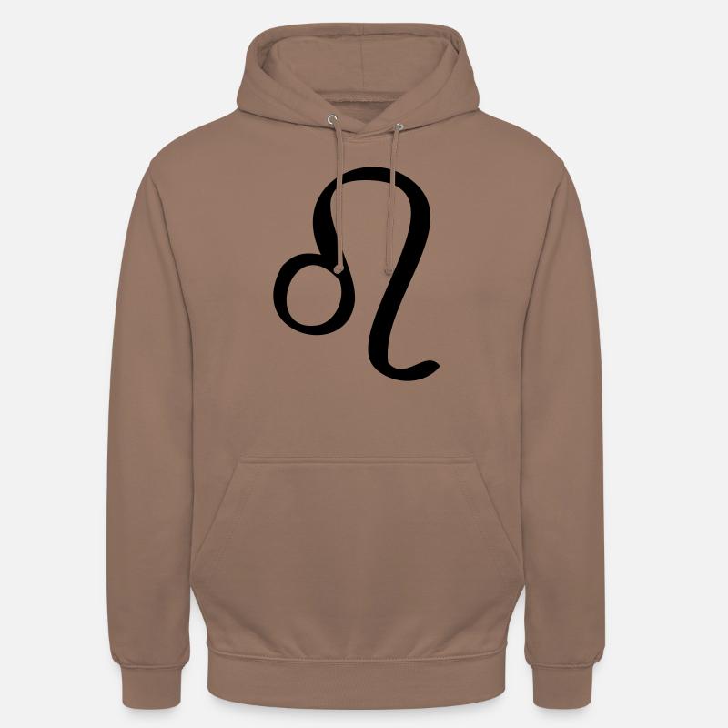 Löwe Sternzeichen - Unisex Hoodie - Mokka