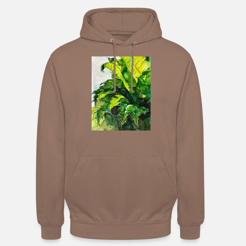 Nuances de vert - Sweat-shirt à capuche unisexe - moka