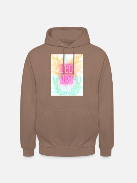LED ART - Unisex Hoodie - Mokka