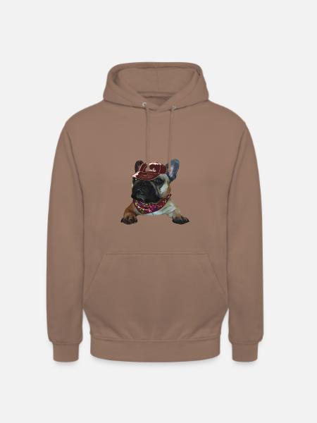Frenchie, Bully, French Bulldog, Gift - Unisex Hoodie - mocha