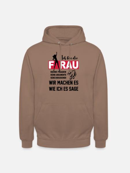 Die Frau - Unisex Hoodie - Mokka