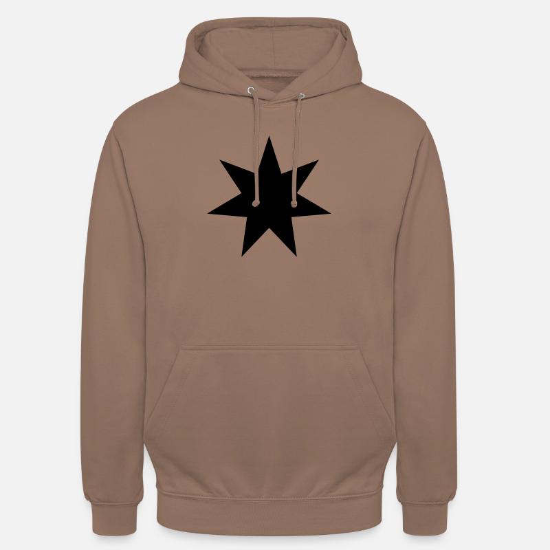 Star, les étoiles - Sweat-shirt à capuche unisexe - moka