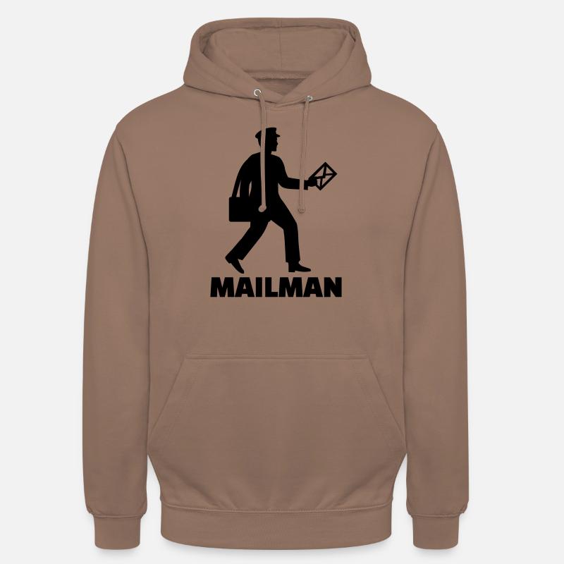 Mailman - Sweat-shirt à capuche unisexe - moka