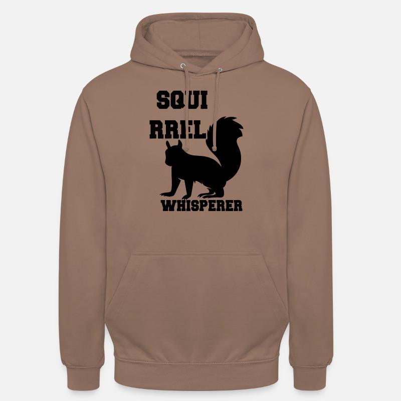 Écureuil Whisperer - Sweat-shirt à capuche unisexe - moka